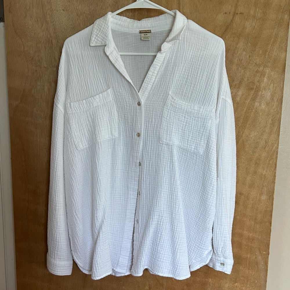White womens beach Shirt